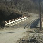 Noul Pod peste Paraul Valea Larga in satul Miclosanii Mari dat in folosinta in septembrie 2009